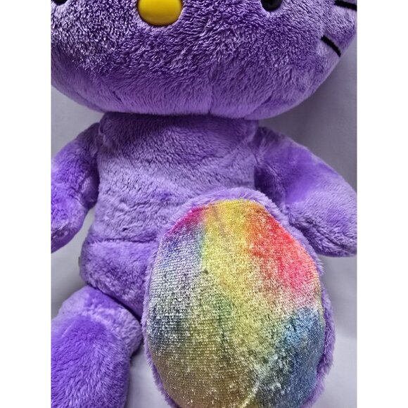 Build-A Bear 2012 Tie Dye Sanrio Purple Love Hello With Bow Limited Edition - Picture 4 of 15